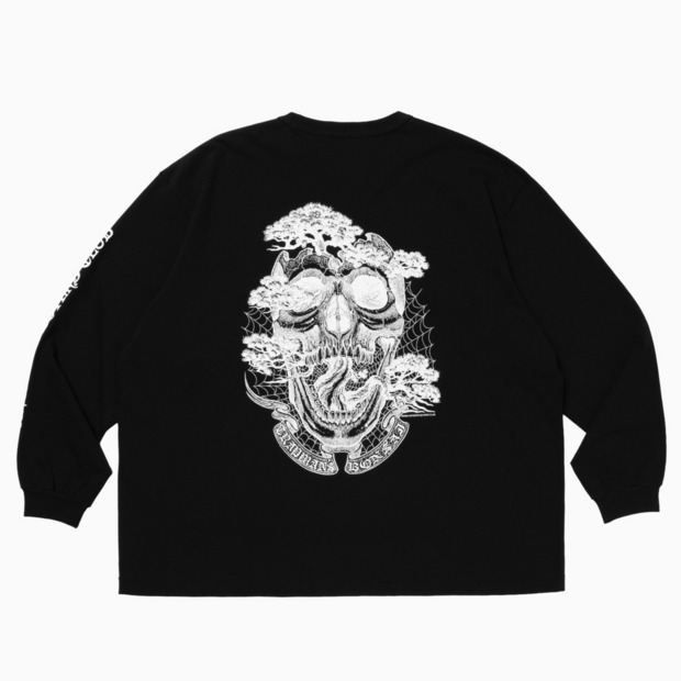 Bonsai Skull Cotton L/S Tee 【Antidote Buyers Club × TRADMAN'S BONSAI】